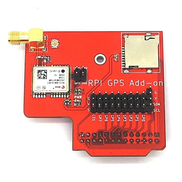 Raspberry PI GPS Add-on V1.0 - Click Image to Close
